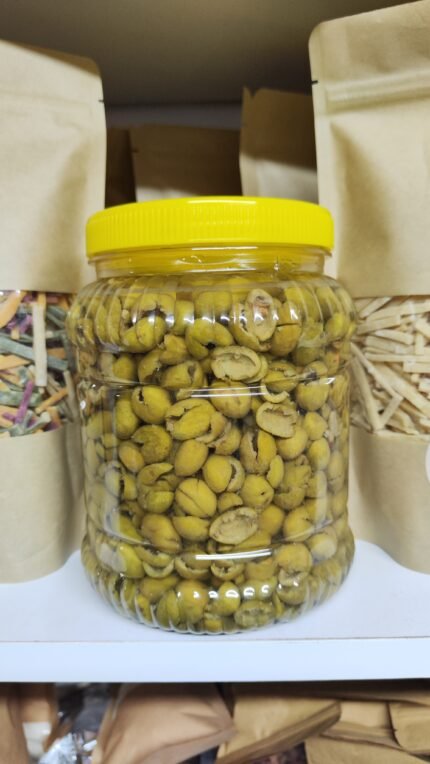 Çekirdeksiz yeşil zeytin 2 kgluk bidon yemeye hazır