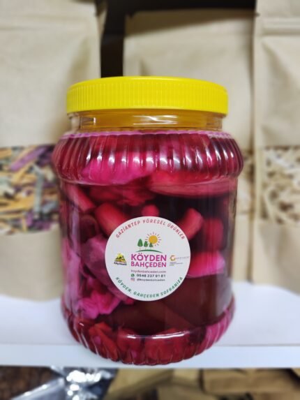 Mor Lahanalı Karışık Antep Turşusu 2 kgluk bidon